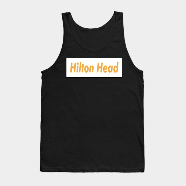 Hilton Head Meat Brown Tank Top by WE BOUGHT ZOO